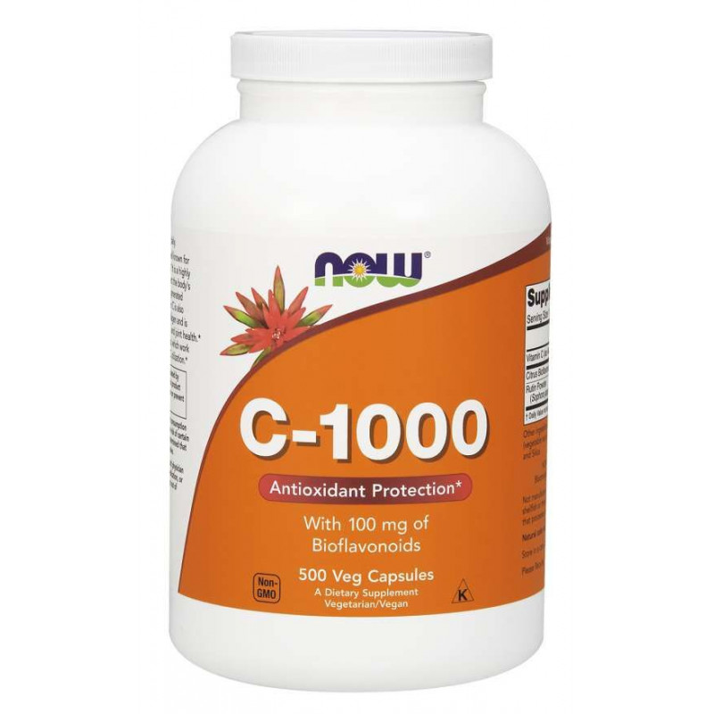 Witamina C 1000 mg z bioflawonoidami (500 kaps.)