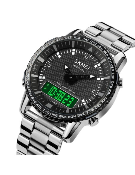 Zegarek męski skmei 1898sibk + box