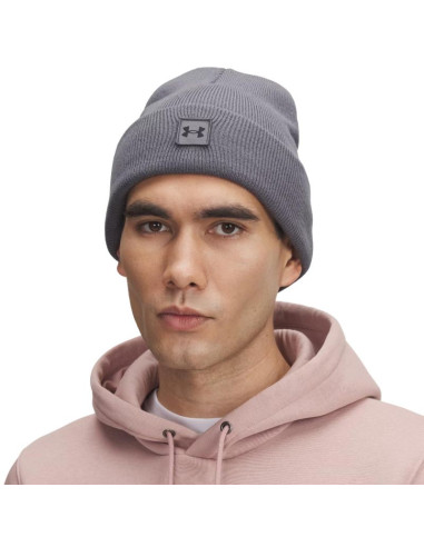 Czapka under armour halftime cuff osfm szara 1373155 026