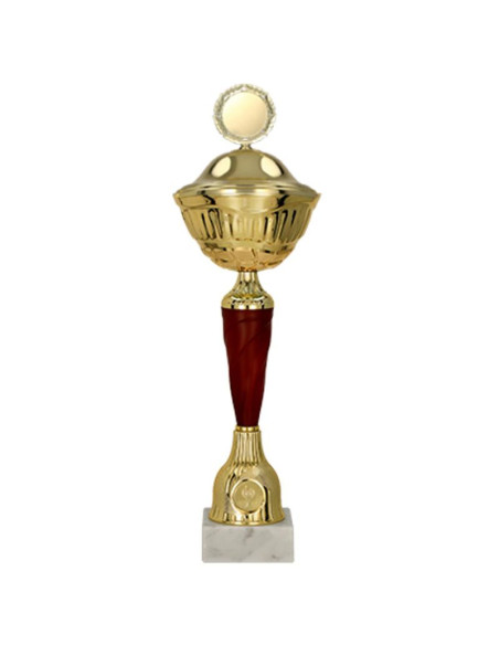 Puchar metalowy z przyrkywką