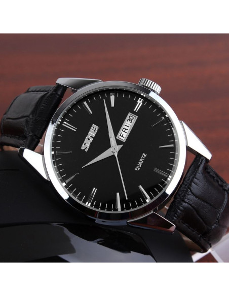 Zegarek męski skmei 9073sibk-b + box