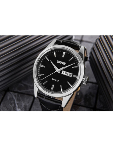 Zegarek męski skmei 9073sibk-b + box