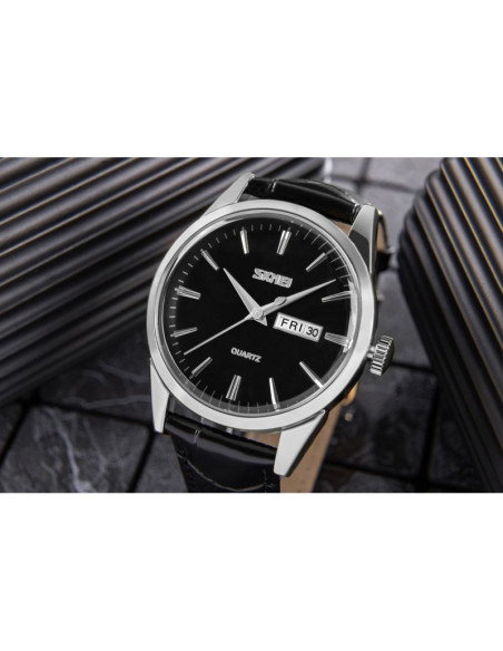 Zegarek męski skmei 9073sibk-b + box