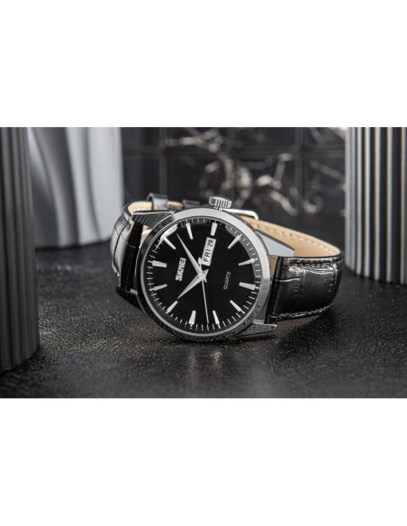 Zegarek męski skmei 9073sibk-b + box