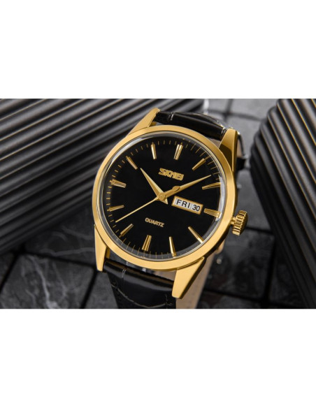 Zegarek męski skmei 9073gdbk-b + box