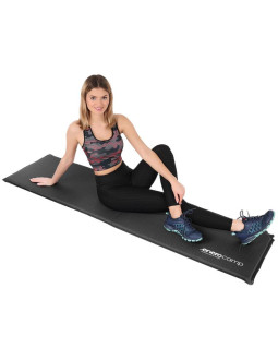 Mata samopompująca turystyczna materac 180x50x3cm czarna 2