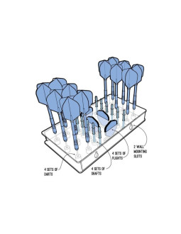 Stacja organizer stojak na rzutki harrows dart station 2