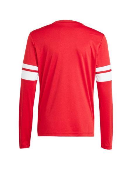 Koszulka dla dzieci adidas squadra 25 long sleeve jersey czerwono-biała jj0041