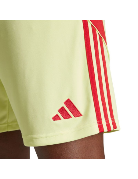 Spodenki męskie adidas tiro 24 żółto-czerwone ji6090