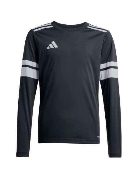 Koszulka dla dzieci adidas squadra 25 long sleeve jersey czarno-biała jj0047
