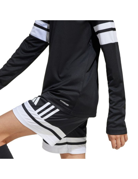 Koszulka dla dzieci adidas squadra 25 long sleeve jersey czarno-biała jj0047