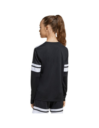 Koszulka dla dzieci adidas squadra 25 long sleeve jersey czarno-biała jj0047
