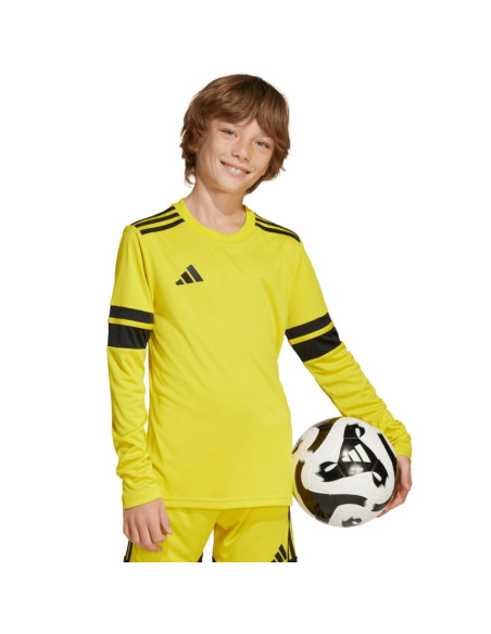 Koszulka dla dzieci adidas squadra 25 long sleeve żółta jj0043