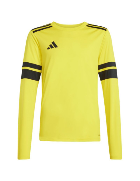 Koszulka dla dzieci adidas squadra 25 long sleeve żółta jj0043