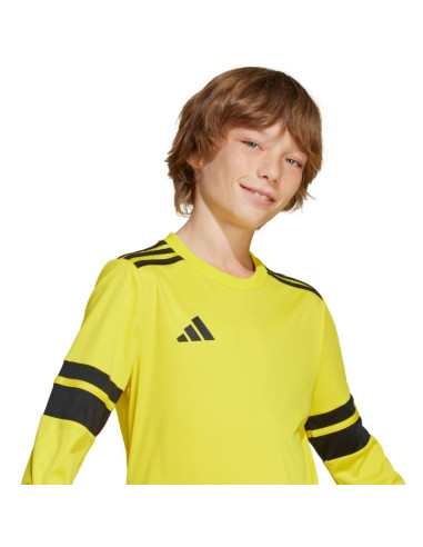 Koszulka dla dzieci adidas squadra 25 long sleeve żółta jj0043