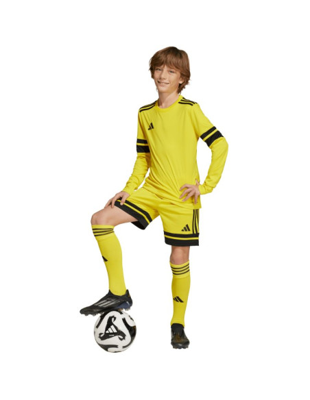 Koszulka dla dzieci adidas squadra 25 long sleeve żółta jj0043