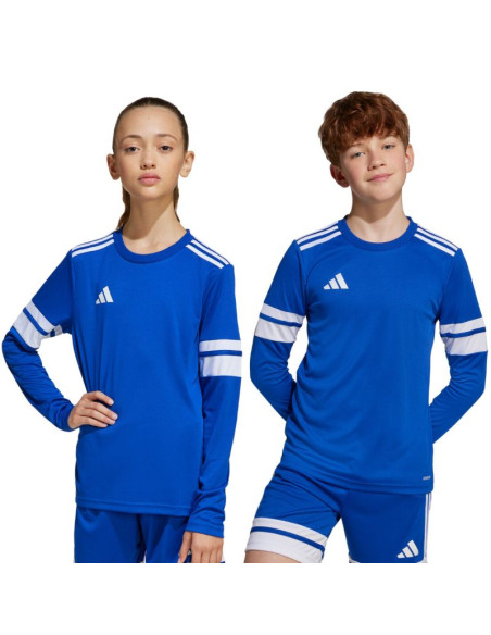 Koszulka dla dzieci adidas squadra 25 long sleeve niebieska jj0046