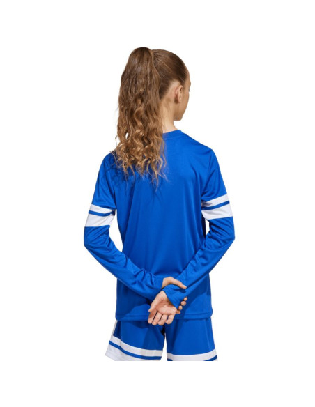 Koszulka dla dzieci adidas squadra 25 long sleeve niebieska jj0046