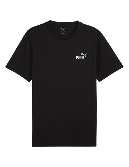 Koszulka męska puma ess 2 color small no. 1 logo tee czarna 684717 01