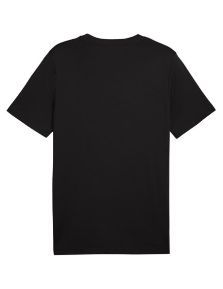 Koszulka męska puma ess 2 color small no. 1 logo tee czarna 684717 01