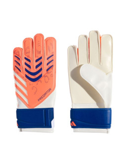 Rękawice bramkarskie dla dzieci adidas predator glove training biało-pomarańczowe jn5361