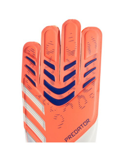 Rękawice bramkarskie dla dzieci adidas predator glove training biało-pomarańczowe jn5361 2