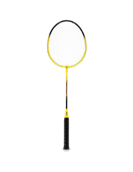 Zestaw do badmintona nils nrz262 aluminium 2 rakiety, 3 lotki z piór, siatka 600x60cm, pokrowiec