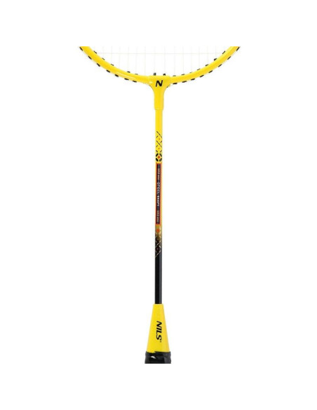 Zestaw do badmintona nils nrz262 aluminium 2 rakiety, 3 lotki z piór, siatka 600x60cm, pokrowiec