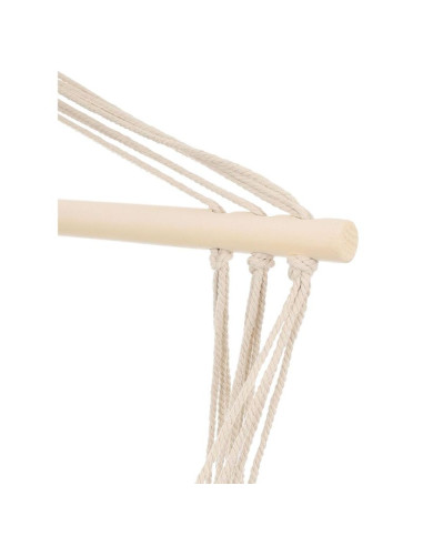 Hamak fotel wiszący brazylijski 100x50cm natura z wszytą poduszką jungle light