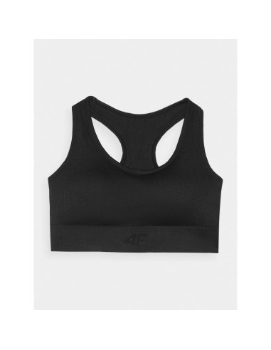 Biustonosz treningowy bezszwowy z niskim wsparciem damski 4f 4frss24usbaf139-20s