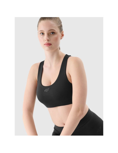 Biustonosz treningowy z niskim wsparciem damski 4f 4frss24usbaf146-20s