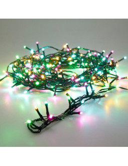 Lampki choinkowe łańcuch świetlny 480led timer multikolor macaron