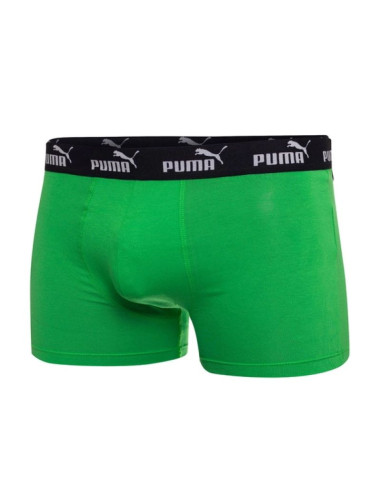 Puma bokserki majtki męskie 2-pack zielone szare wygodne bawełna