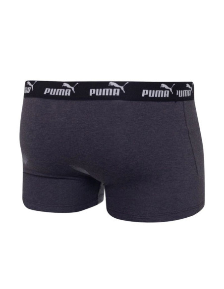 Puma bokserki majtki męskie 2-pack zielone szare wygodne bawełna