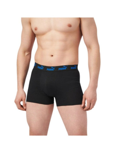 Puma bokserki majtki męskie 2-pack niebieskie czarne wygodne bawełna