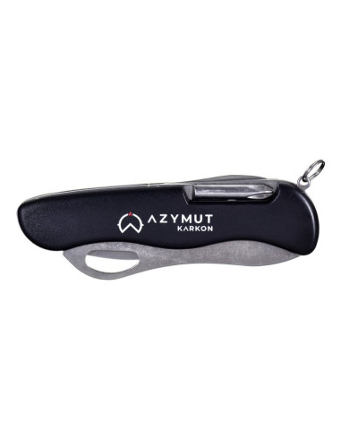 Scyzoryk azymut karkon - 9 narzędzi + kabura, 113 mm czarny (hk20018)