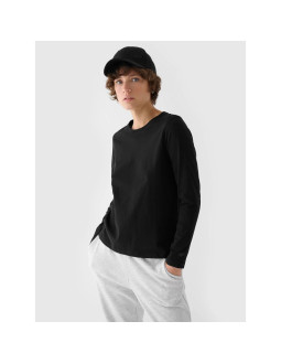 Longsleeve oversize gładki damski 4f 4fwmm00tlonf431-20s 2