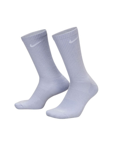 Skarpety nike everyday plus cushioned 3 pary fioletowe, niebieskie, brązowe sx6888 970