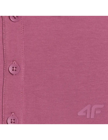 Koszulka damska polo 4f f554 burgund 4fwaw25tptsf554 60s