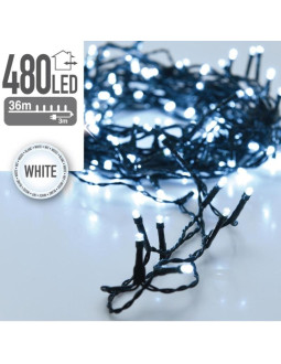 Lampki choinkowe łańcuch świetlny 480 led zimny biały 2
