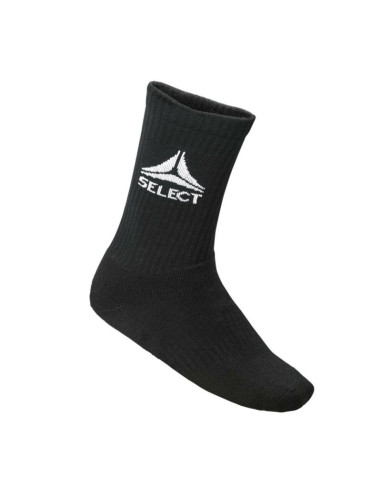 Skarpety piłkarskie treningowe select czarne krótkie 3-pack