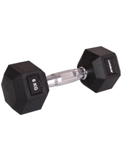 Hantla gumowa hex 6 kg enero fit