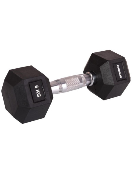 Hantla gumowa hex 6 kg enero fit