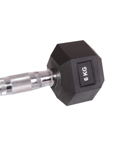 Hantla gumowa hex 6 kg enero fit