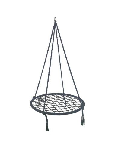 Hamak ogrodowy huśtawka bocianie gniazdo 80cm szara