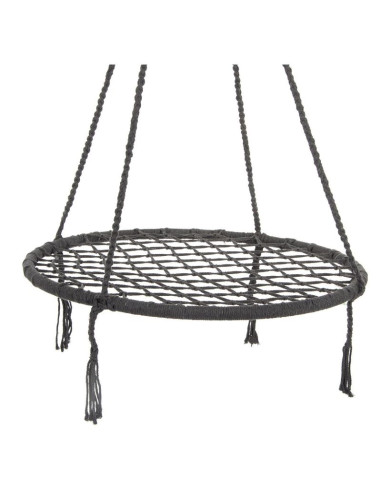 Hamak ogrodowy huśtawka bocianie gniazdo 80cm szara