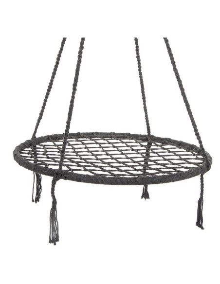 Hamak ogrodowy huśtawka bocianie gniazdo 80cm szara