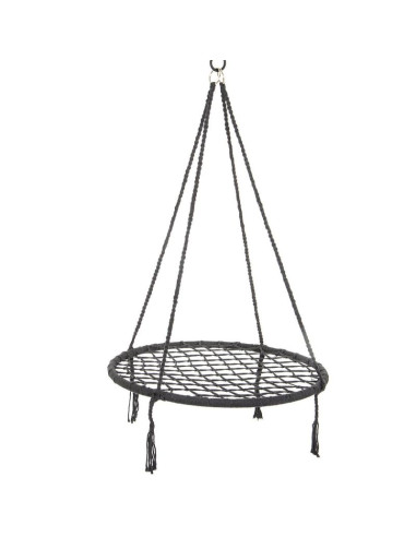 Hamak ogrodowy huśtawka bocianie gniazdo 80cm szara