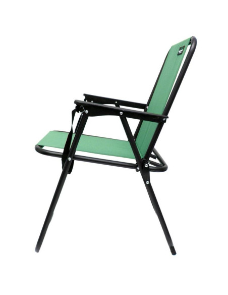 Krzesło turystyczne z podłokietnikami składane redcliffs zielone