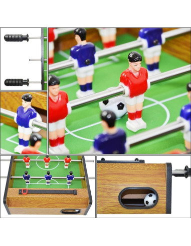 Gra piłkarzyki na stół 46x27x9cm wooden enero